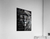 Motivational Lion B&W  Acrylic Print