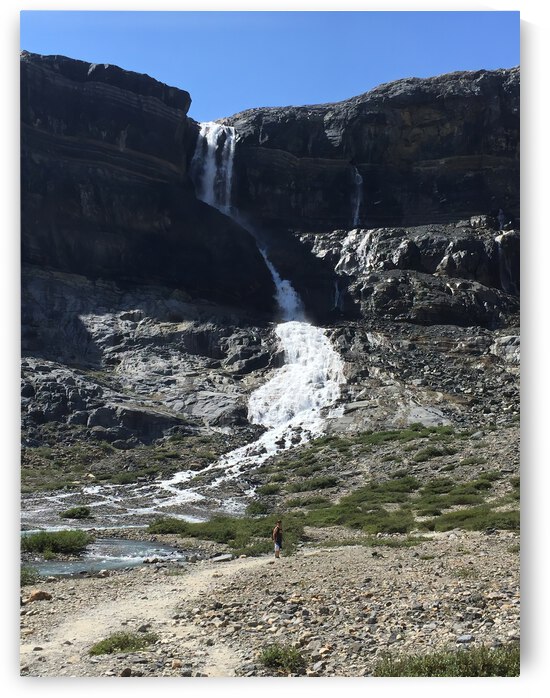 Bow Falls at Bow Lake Alberta by JesseLeonard