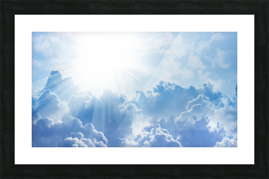 Light from heaven  Framed Print Print
