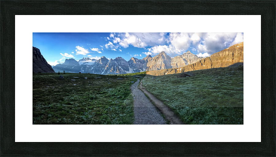 Valley of the 10 peaks Alberta  Framed Print Print