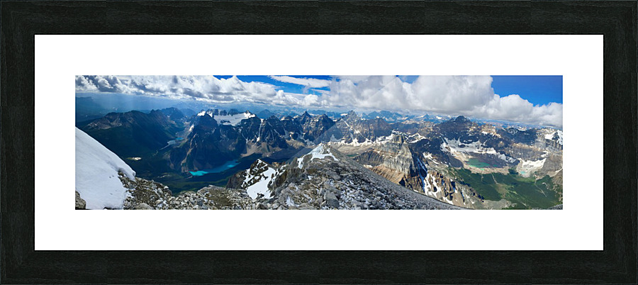 Temple Mountain Banff  Framed Print Print