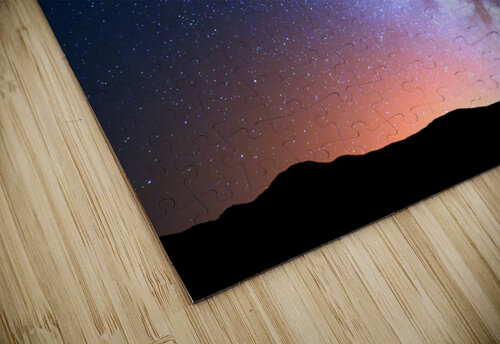 Night landscape with colorful Milky Way and y JesseLeonard puzzle