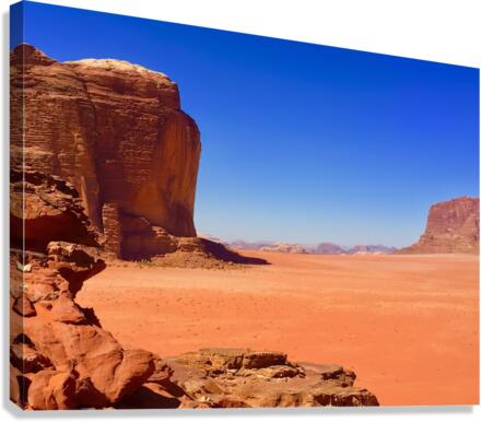 Wadi Rum Jordan  Impression sur toile